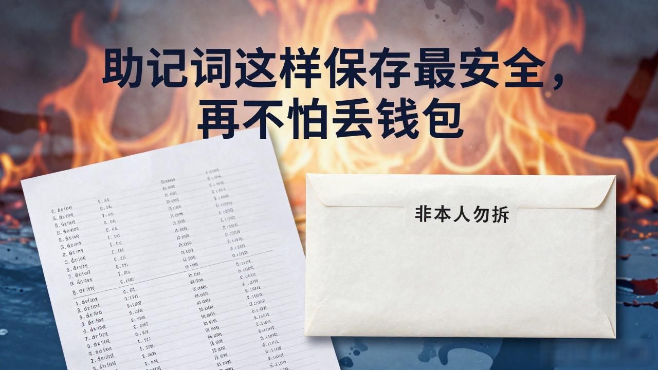 钱包助记词怎么保存_纸质抄写助记词安全存放_保存助记词不碰电子设备