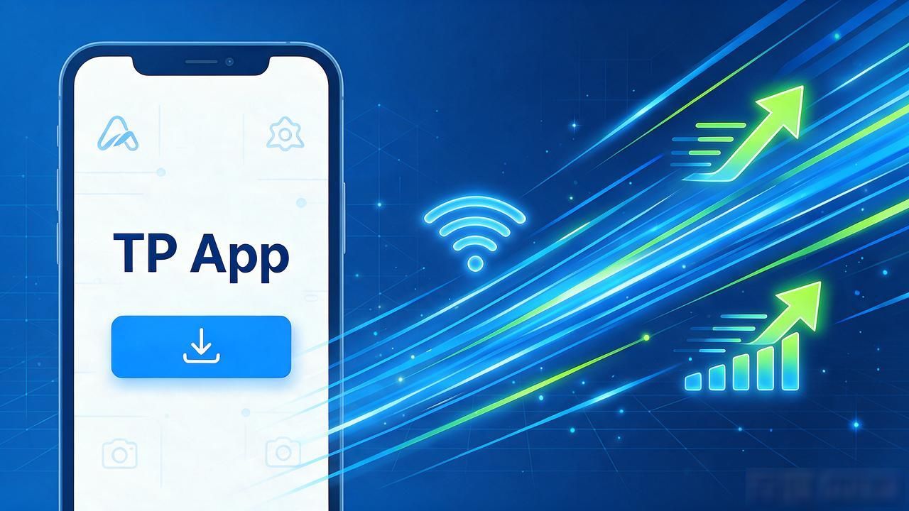 官方渠道下载TP App，网速提升看得见