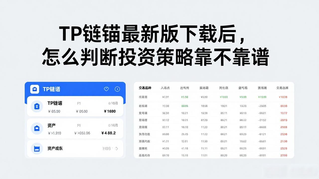 TP钱包最新版下载后，怎么判断投资策略靠不靠谱