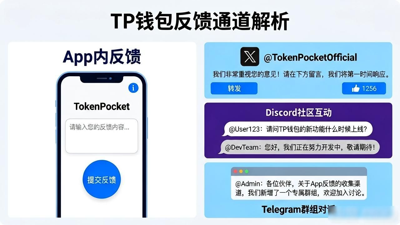 TokenPocket意见提交方式_如何给TP官方app提出改进建议？_TP Wallet反馈渠道