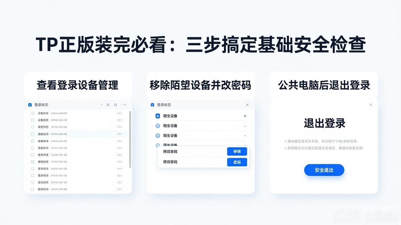 TP正版装完必看：三步搞定基础安全检查