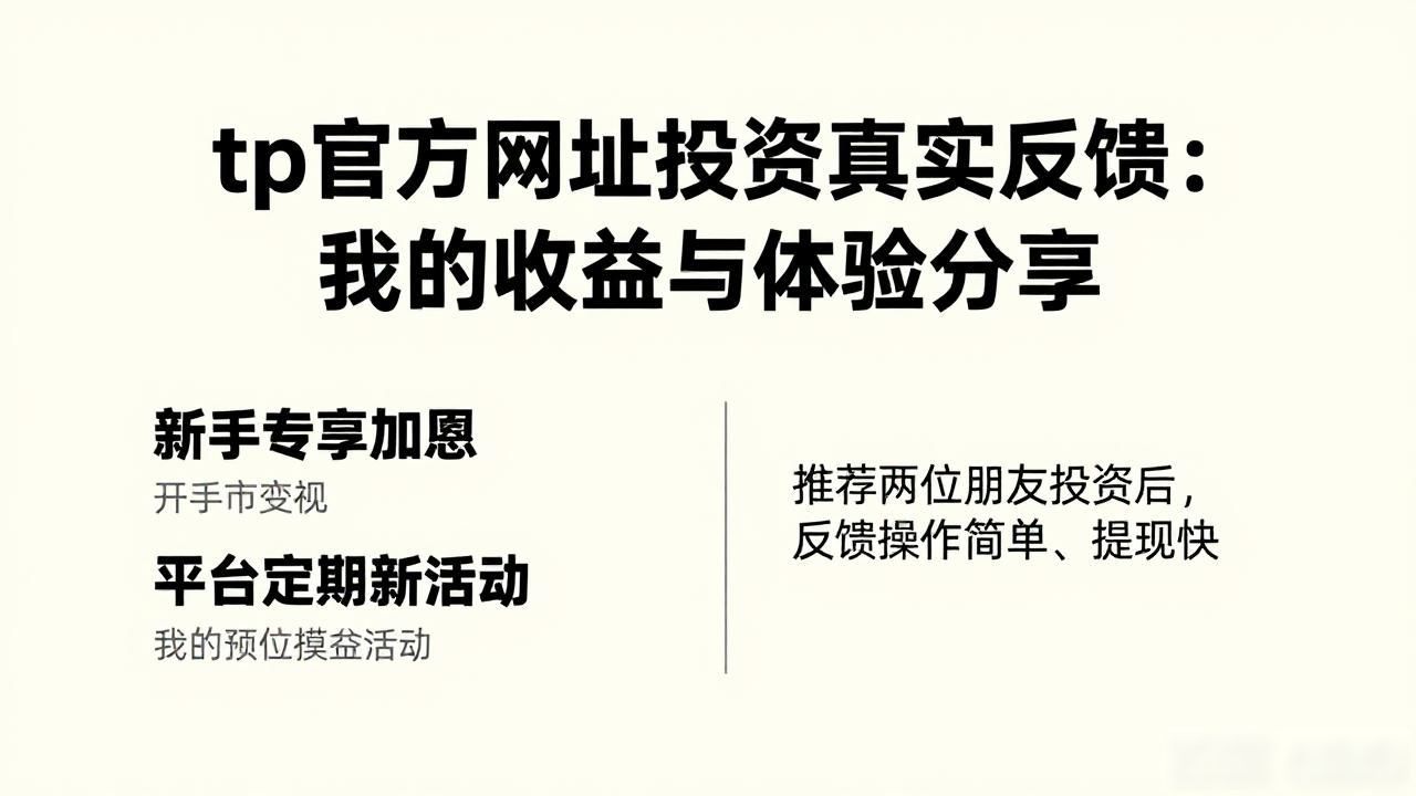 用户反馈:在tp官方网址下载中参与投资活动的真实体验与收益。_tp官方网址投资体验_短期投资收益稳定