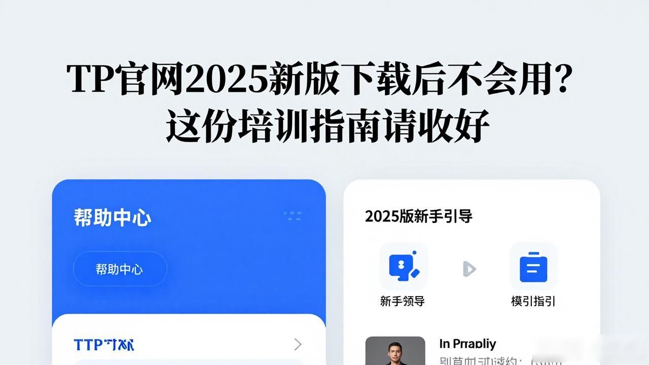 TP官网2025新版下载后不会用？这份培训指南请收好